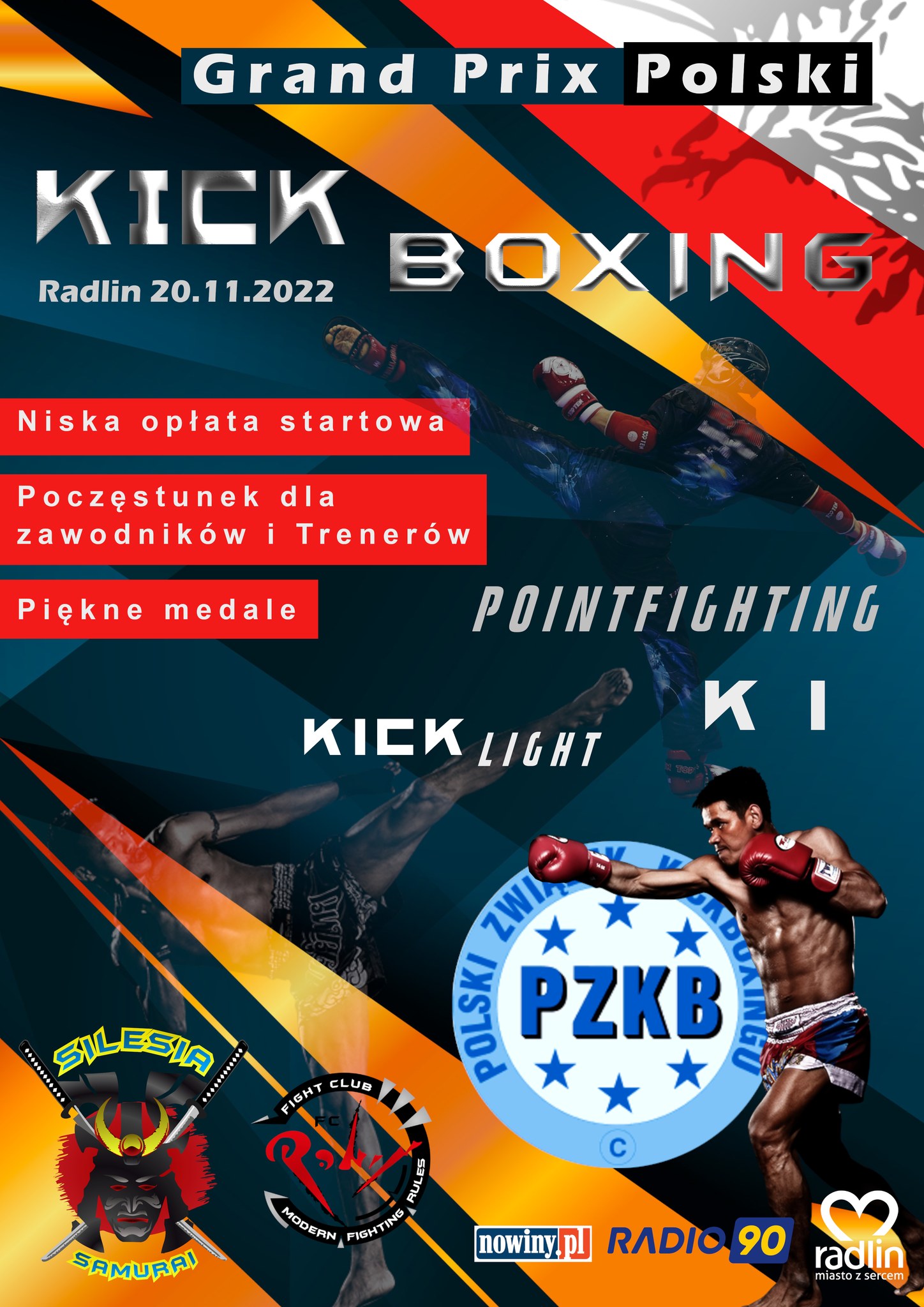 You are currently viewing KOMUNIKAT: GRAND PRIX Polski w Kickboxingu 20.11.2022 Radlin